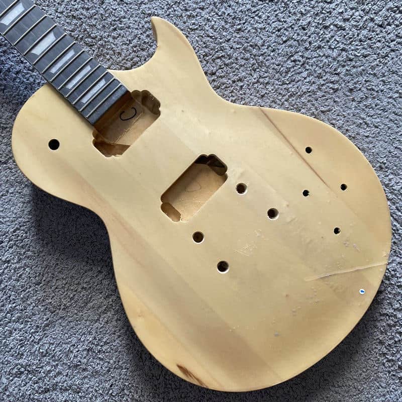Harley Benton Single Cut Electric Guitar DIY Project with Rosewood Fingerboard image 1