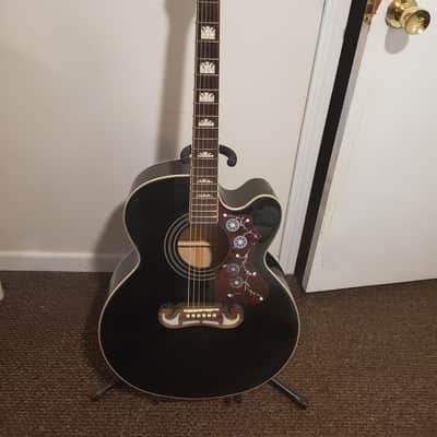 Epiphone EJ200SCE Super Jumbo 2010 - 2020 - Ebony image 2
