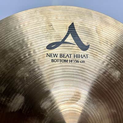 Zildjian 14" A Series New Beat Hi-Hat Cymbals (Pair) 2013 - Present - Traditional - NOS- 916 Grams Top / 1379 Grams Bottom image 14