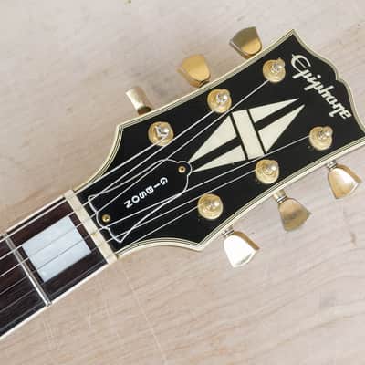 Epiphone LPC-80 Les Paul Custom (Japanese Domestic) 1999 Ebony Japan MIJ Seymour Duncan PUs w/ Gig Bag image 4