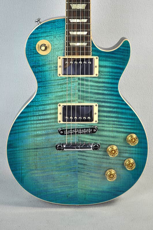 Gibson Les Paul Standard 2014 Ocean Water Perimeter image 1