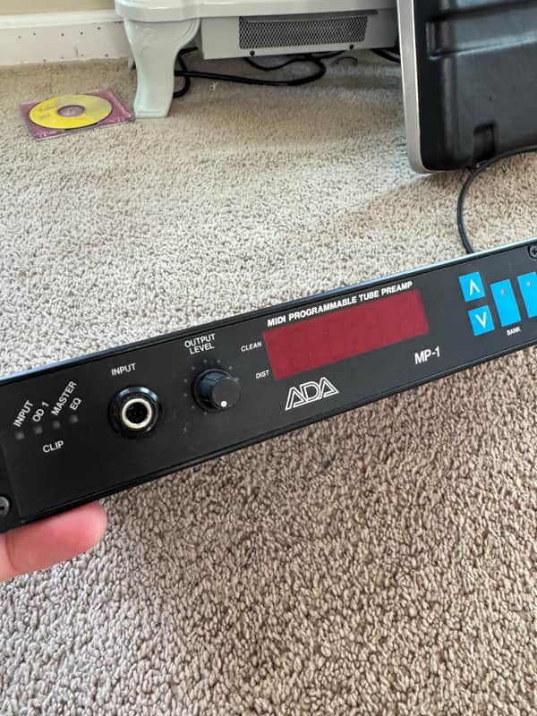 A/DA ADA MP-1 Guitar Tube Programmable Preamp with MIDI Control image 1