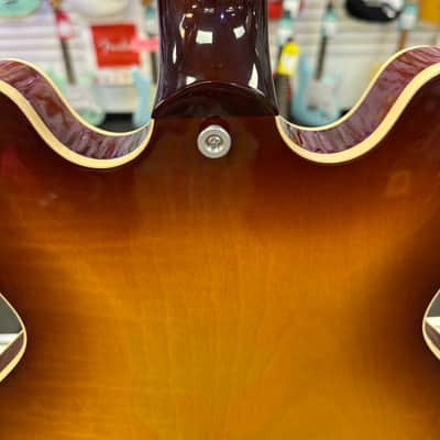 Gibson ES-335 Figured Semi-hollowbody Electric Guitar - Iced Tea, 2023 image 18