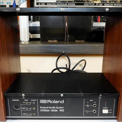 Roland System 100M 190 Rack Case 1979 - 1984 - Gray image 3