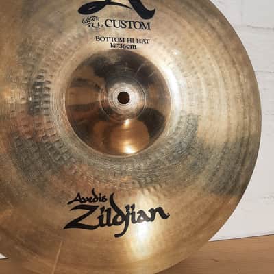 Zildjian 14" A Custom Hi-Hat Cymbals (Pair) 1991 - Present - Brilliant image 2