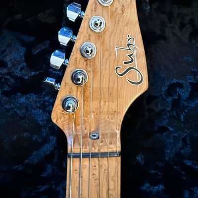 Suhr Limited Edition Classic S Paulownia with Maple Fretboard 2018 - Present - Surf Green with Tortoiseshell Pickguard image 5