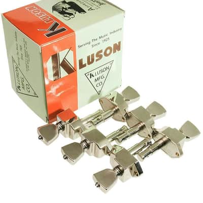 KLUSON Guitar Tuners for FIREBIRD, 6il Planetary Banjo Style, Nickel KBT900SLN/M image 1