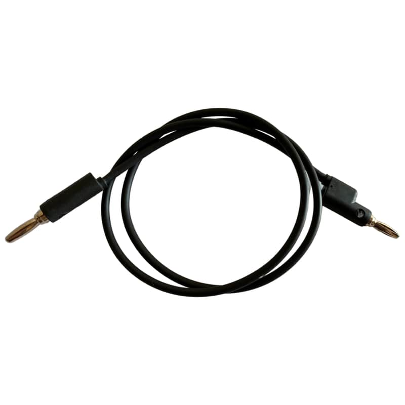 Noisebug - Soft-Touch Banana Cable 60cm ( Black ) image 1