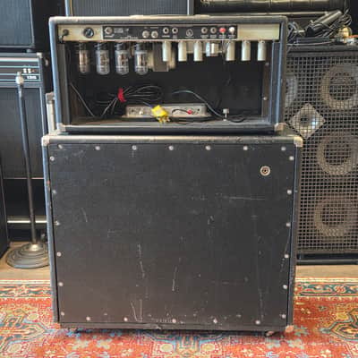 Vintage 1968 Fender Showman Reverb TFL5000 100-Watt 1x12" Guitar Half Stack Silverface w/ Folded Line Reverb Tank image 20