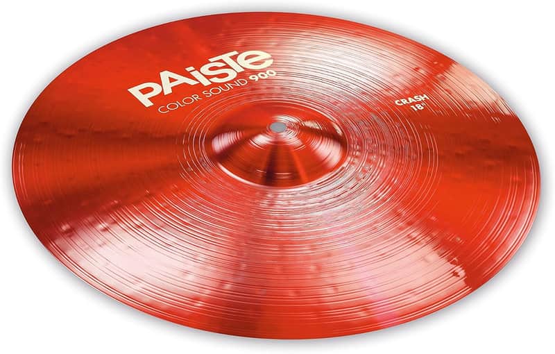 Paiste Color Sound 900 Series Heavy Red 18-Inch Crash Cymbal image 1