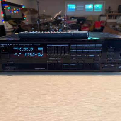 Vintage Kenwood Model KR-A57R AM/FM Receiver W/ Equalizer Fresh Service Remoteš„ image 2