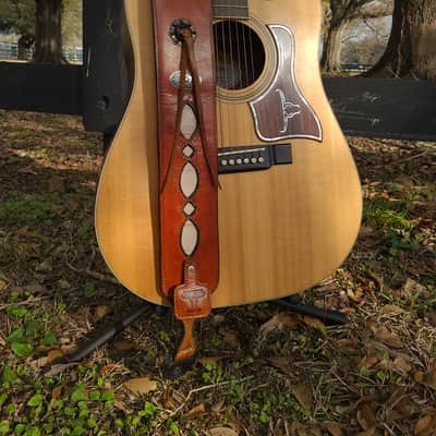 Oatmeal Edition - Handcrafted Full-Grain Leather Guitar Strap with Genuine Louisiana Alligator image 5