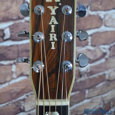 1976 Alvarez K Yairi YW-1000 Dreadnought Acoustic Guitar Brazilian Rosewood w/OHSC image 5
