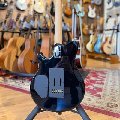 Ernie Ball Music Man Axis Super Sport HH Trem Yucatan Blue Flame 2022 image 11