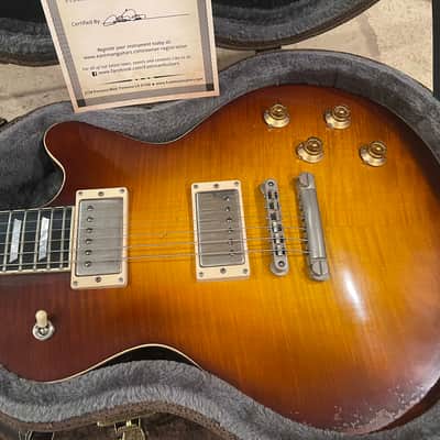 Eastman SB59/v-GB Antique Varnish Series Solid Body Single Cutaway 2010s - Goldburst image 15