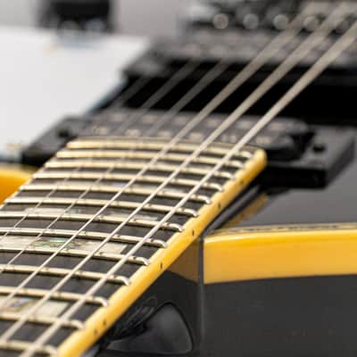 Ibanez Paul Stanley PS120 Iceman – Black – Abalone Binding – Gigbag image 7