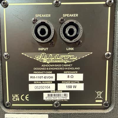 Ashdown Rootmaster RM-110T-EVO III 1x10 150W 8-Ohm Bass Cabinet 2024-Present image 6