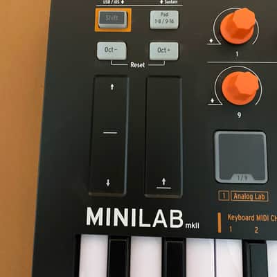 Arturia MiniLab MkII Orange Edition 25-Key MIDI Controller 2020's - Present - Orange Edition image 5