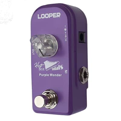 Hot Box Purple Wonder Looper HB PW-100 Mini Guitar Effect Pedal Looper Effect image 2