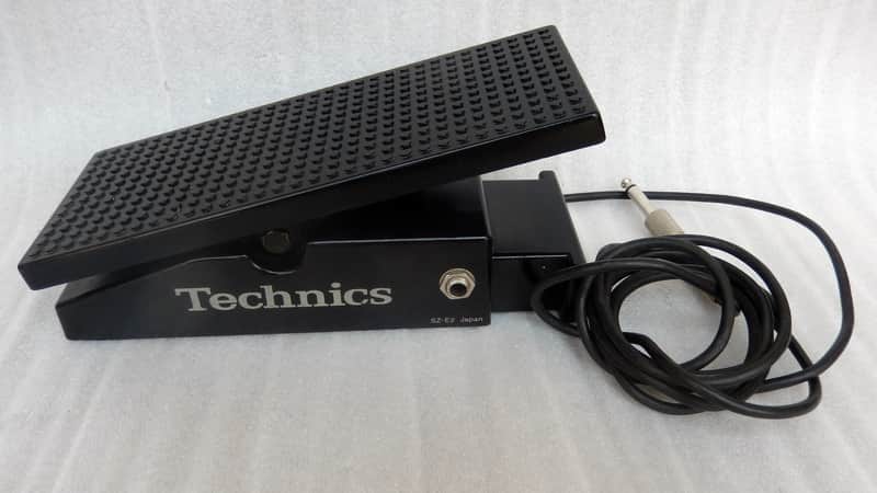 Technics SZ-E2 volume expression control pedal 1990's black image 1