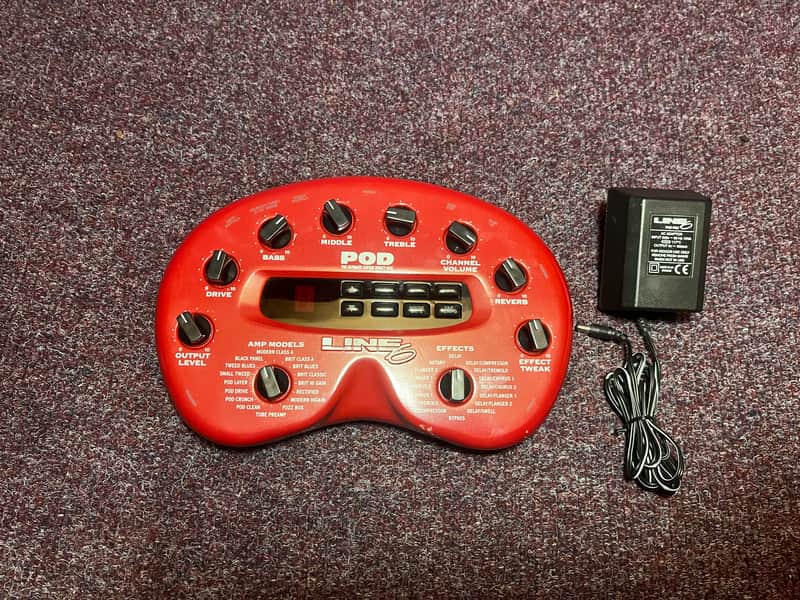 Line 6 POD 2.0 Multi-Effect & Amp Modeler | Original Line 6 PSU | Tested image 1