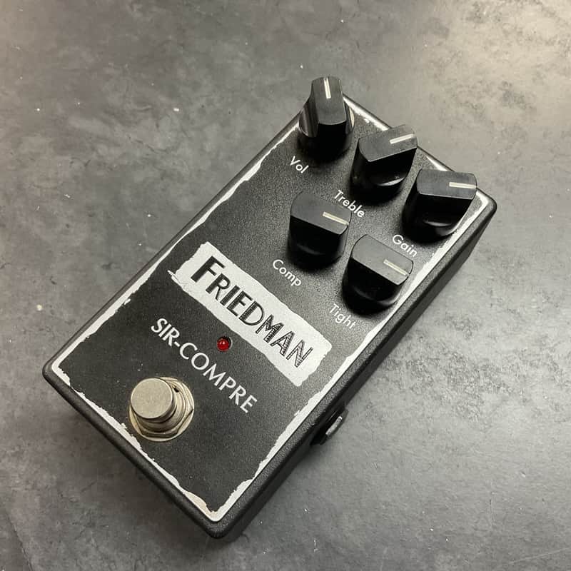 Friedman Sir-Compre Optical Compressor with Overdrive 2010s - Black image 1
