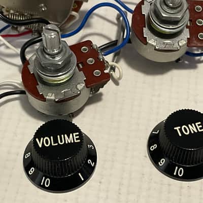 1984 Matsumoku Kramer Focus 3000 Stratocaster Guitar Factory Wiring Harness Electronics image 4