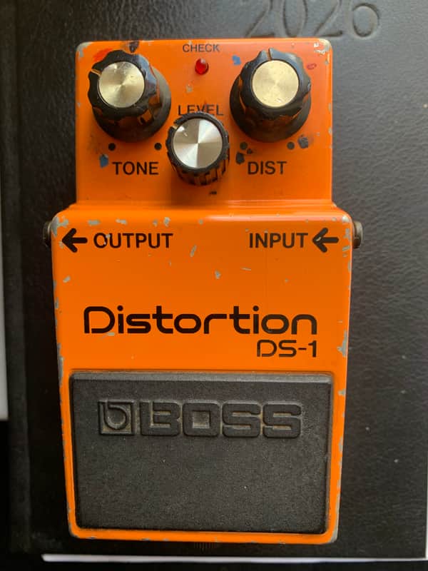 Boss DS-1 Distortion (Black Label, Long Dash) 1978 - 1982 - Orange image 1