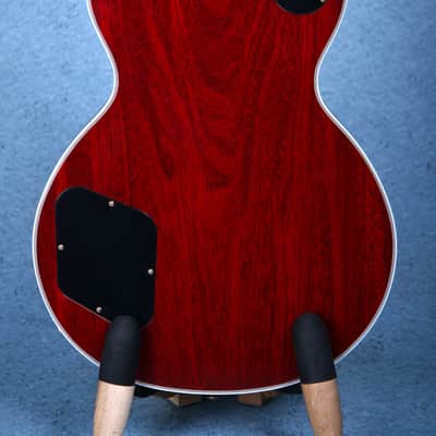 Gibson Les Paul 2011 Custom Flame Top Electric Guitar - Wine Red Preowned image 10