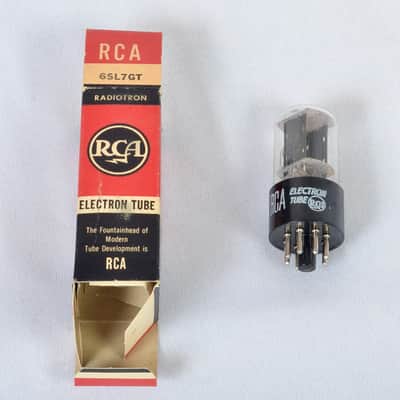 NOS RCA 6SL7GT Tube – Made in USA – Strong Testing – Original Box image 1