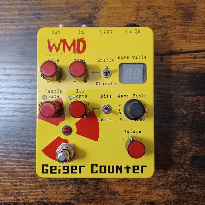 WMD  Counter ギターエフェクター デジタルによる強烈な歪みエフェクターWMD Geigar Counter ガイガー