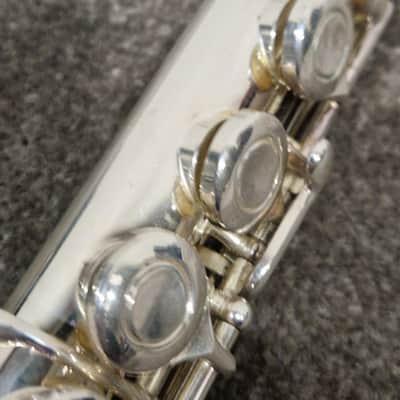 Osborne Engraved Silver Standard Nickel Flute - Elegant Design - Good w/ Hard Case image 18