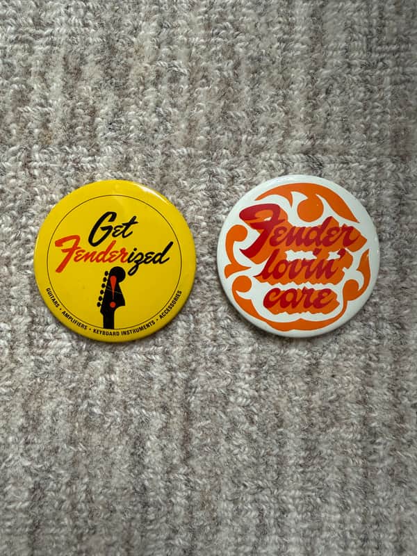 1960s Fender Advertising Pins image 1