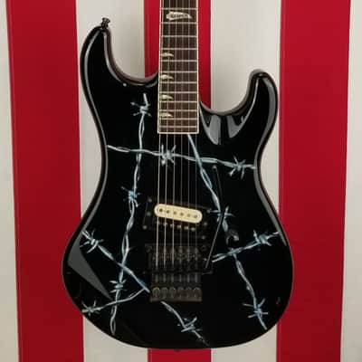 1989 Kramer Baretta - Barb Wire Knapp Graphic - 100% Original - With Case image 1