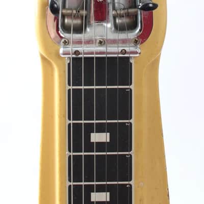 1971 Fender Champ  lap steel olympic white image 4