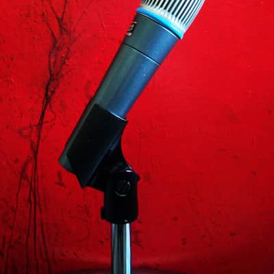 Vintage 1980's Shure BETA 57 Supercardioid Dynamic Microphone Low Z w accessories SM57 Guns & Roses image 13