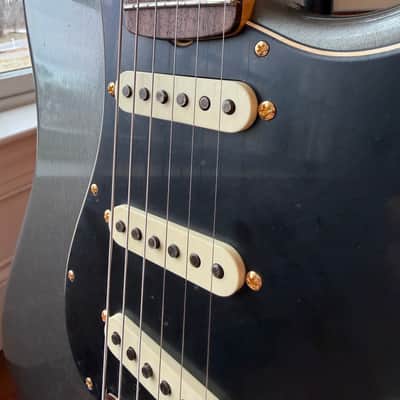 2026 Fender Custom Shop '65 Stratocaster Dual Mag B3 Limited Edition Journeyman - Charcoal Frost Metallic image 5
