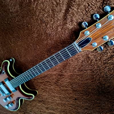 Extremely Rare Vintage 1972/73 Tokai Black Widow In Sunburst Made In Japan In Perfect Condition image 9