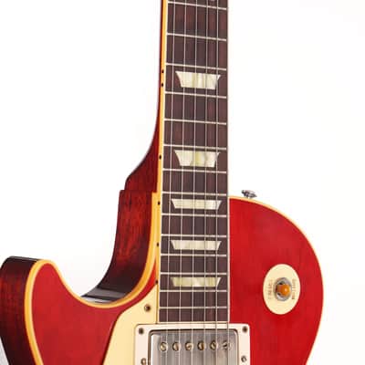 Gibson Custom Shop 1958 Les Paul Reissue Left-Handed Washed Cherry Sunburst VOS image 7