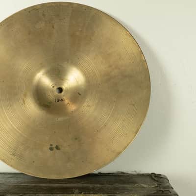 1960s Zildjian A 14" New Beat Hi Hat Cymbal 1240g image 2