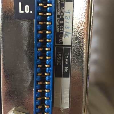 Pair of Original Vintage Neve 1081 Pre-amp / EQ Modules in Rack image 5