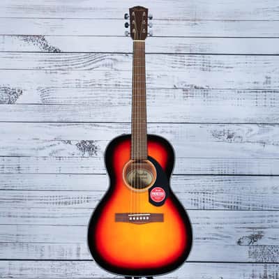 Fender CP-60s Parlor Acoustic | Sunburst image 3