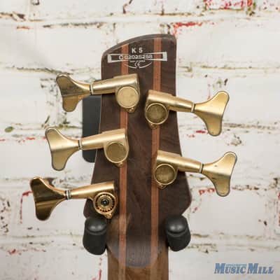2002 Ibanez K5 Fieldy Signature 5-String Electric Bass Natural x5258 (USED) image 6