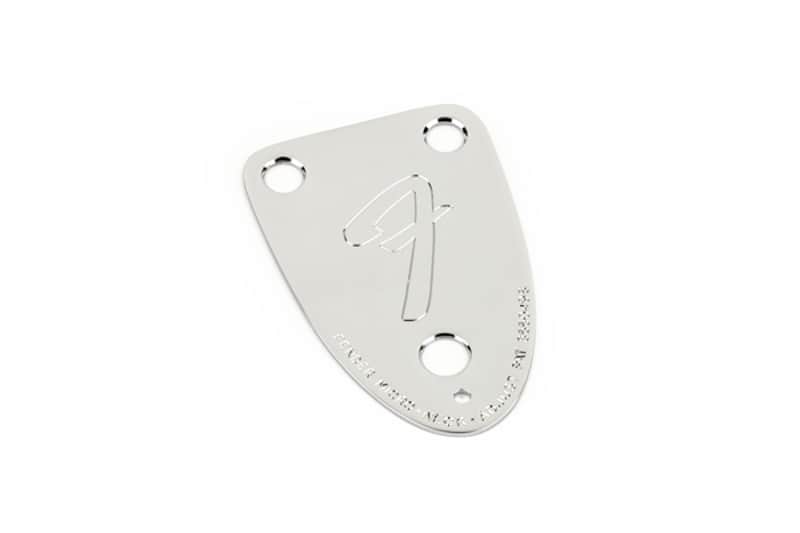 Fender 005-4525-000 Vintage Style '70s 3-Bolt Neck Plate F Logo Stamp image 1