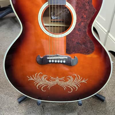 Estaban Rock On Collection 2009 Limited Edition Acoustic/Electric Amber Ice Guitar Extremely Rare image 5