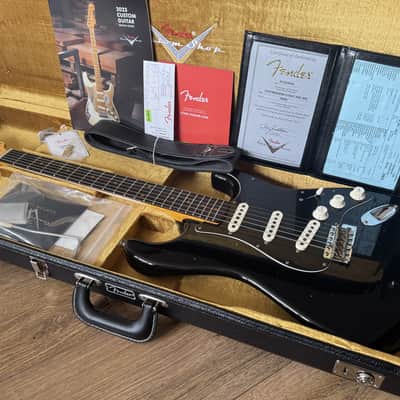 Fender Custom Shop Postmodern Stratocaster Dual Mag Journeyman Relic "Aged Black" image 14