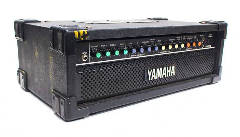 Yamaha B100 III Bass Amplifier Head with Footswitch and Amp | Reverb