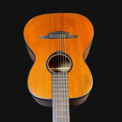 Lâg Tramontane T77PE Parlour Size Electro-Acoustic Guitar in Satin image 5
