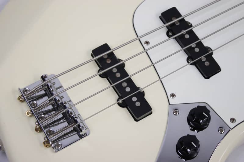 Vintage 1984-1987 Fender Jazz Bass JB-355, Olympic White, Japan
