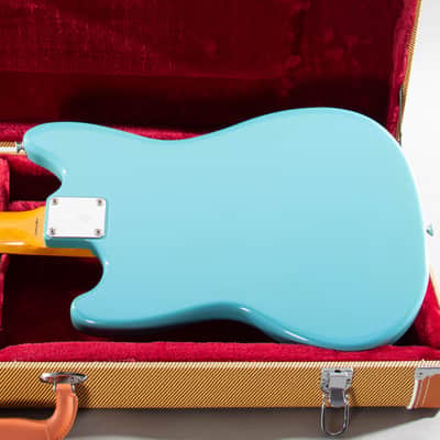 1997 Fender Japan CIJ MG66-66 ’66 Mustang Reissue California Blue w/ Tweed HSC image 7
